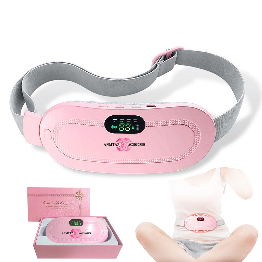2-in-1 Period Cramps Pain Relief Belt & Heating Massager
