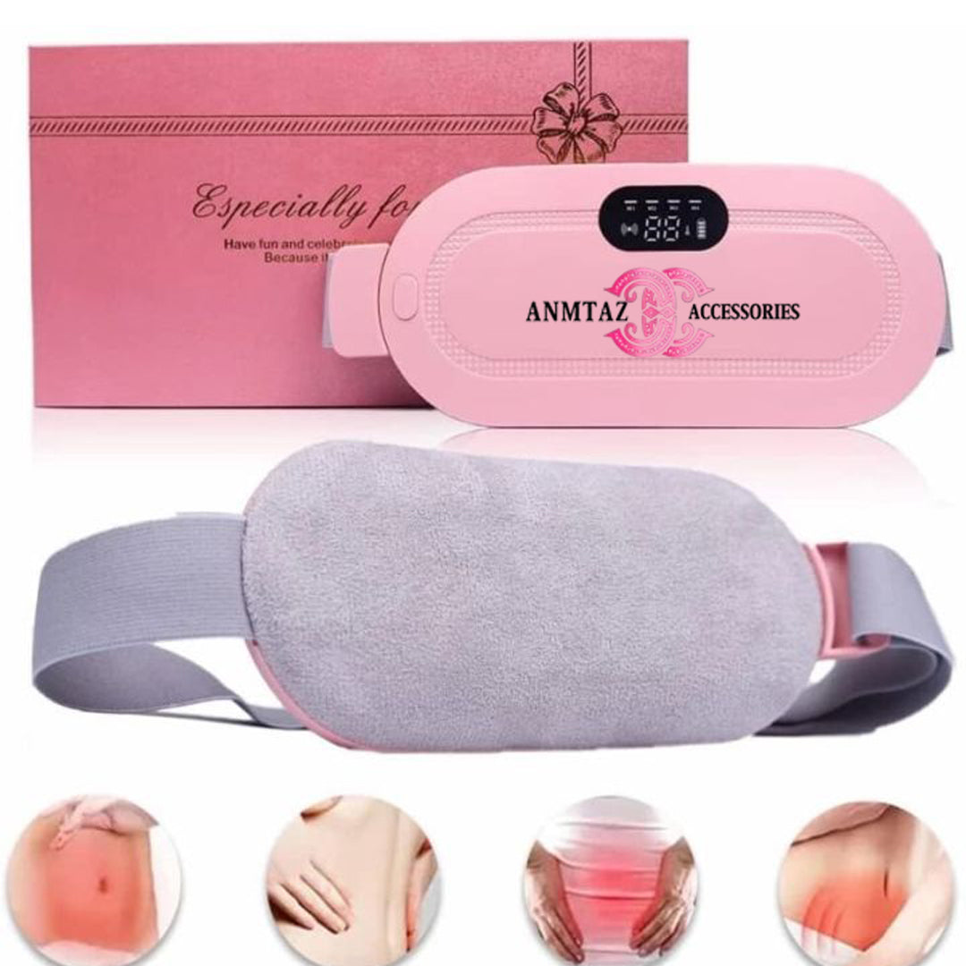 2-in-1 Period Cramps Pain Relief Belt & Heating Massager