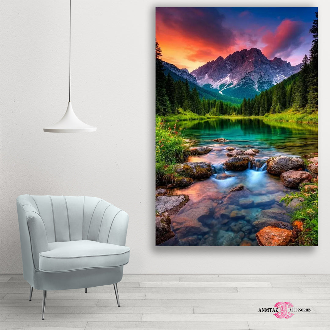 Single Pcs Wall Hanging Frame Scenery (ABG-008)